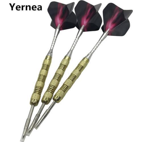 New 3Pcs Steel Tip Dart Sports Entertainment 15g Darts Nickel Plated Copper Dart Body Aluminium Alloy Shafts PET Flight