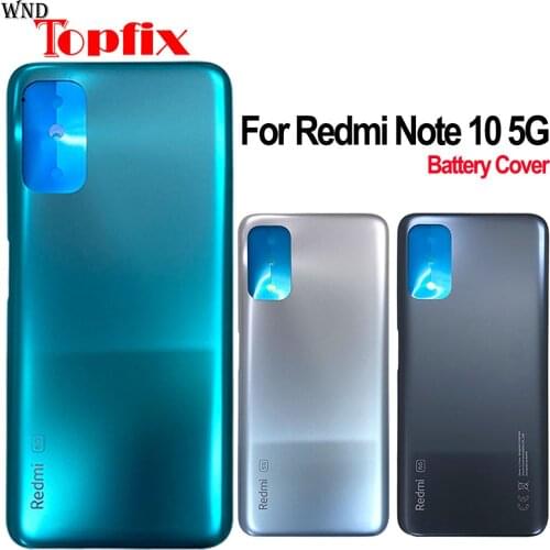 ORIGINAL For Xiaomi Redmi Note 10 5G Battery Cover Rear Glass Door Housing Redmi Note10 5G Back Battery Cover