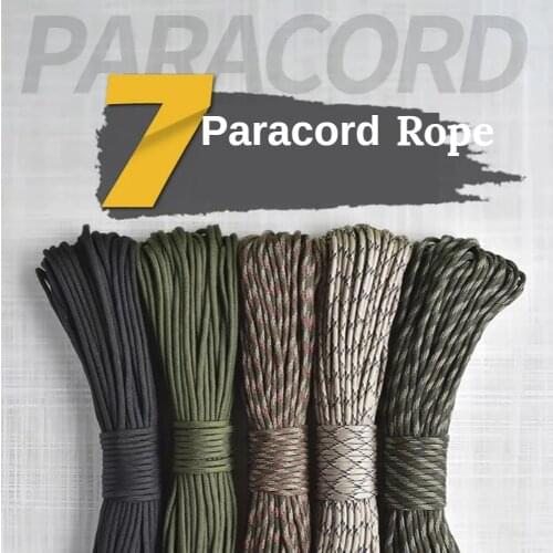 31M Paracord Rope 200 Colors 4 MM 7 Strands 550 Paracord for Survival Parachute Cord Lanyard Camping Rope Hiking Clothesline