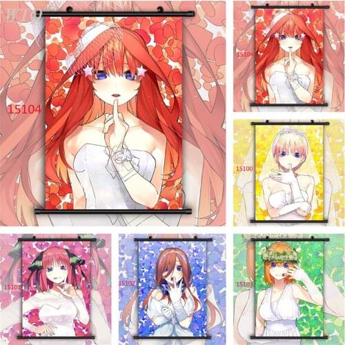Anime Posters The Quintessential Quintuplets Nakano Ichika Nino Miku Yotsuba Wall Poster Canvas Painting Wall Art Home Decor