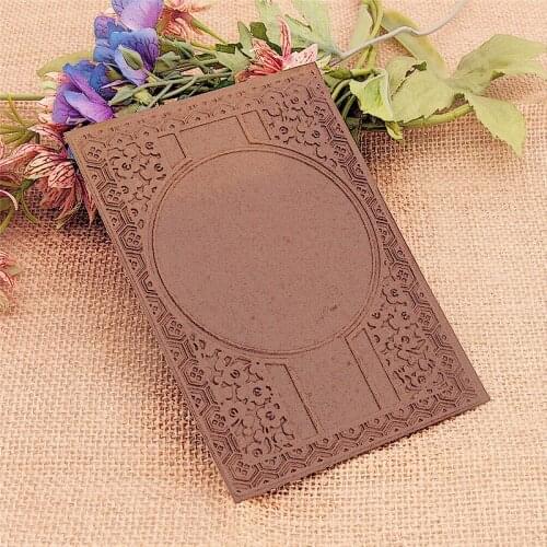 Invitation Cards Embossing Folders Plastic Halloween Scrapbooking DIY Template Fondant Cake Photo Album Christmas Card Making