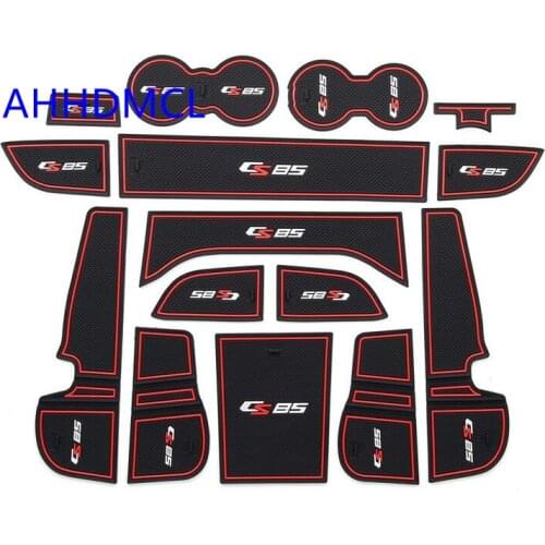 Car Gate Slot Pad Cup Armrest Storage Pad Anti-Slip Mat For Chana Changan CS85 Coupe