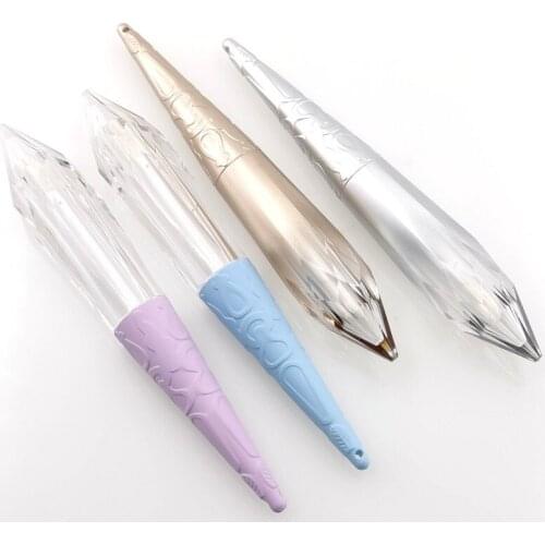 Empty Lip Gloss Tubes Unique Pendant Shaped Purple Blue Lipstick Cosmetic Lipgloss Packaging 2ML Lip Gloss Containers 30/50pcs