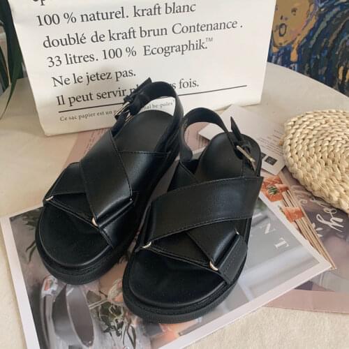 Vacation Beach Sandales Women Sexy Open Toe Platform Sandales Rome Shoes Woman Fish Mouth Sandales Ladies Shoes Summer Sandales