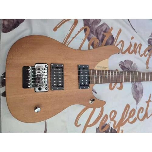 Log color six string electric guitar, our shop can customize any style of electric guitar and electric bass