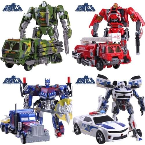 Transformers Fire Truck Skyfire Armored Inspector Optimus Prime Hornet Police Car and Other Deformation Toys