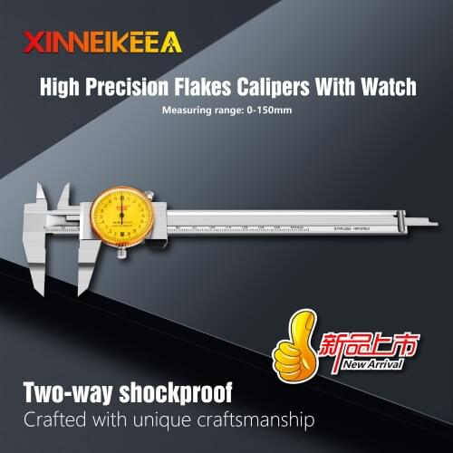 High-End Thin Calipers Measuring Instruments With Table Caliper Measuring Instrument Analog Caliper 0-150mm