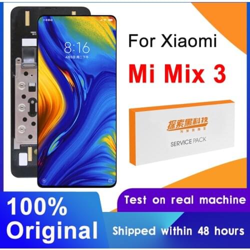 AAA Quality / Original AMOLED 6.39'' LCD Replacement For Xiaomi Mi Mix 3 Display Touch Screen Digitizer Assembly M1810E5A