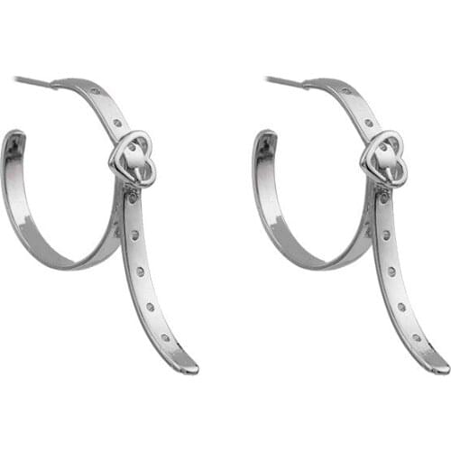 10 pair /lot jewelry fashion jewelry metal alloy heart belt earrings for women 2020