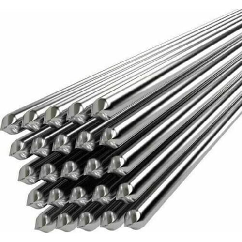 100pcs Easy Melt Welding Rods Low Temperature Aluminum Wire Brazing 1.6MM X 50CM Metalworking Welding Flux-Cored Rods Solder