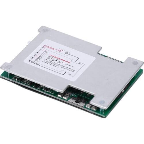 13S 48V 30A Li-Ion Lipolymer Battery Protection Board BMS PCB Board with Balance Heatsink for E-Bike EScooter