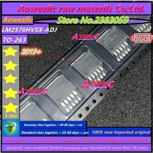 2019+ 100%new imported original LM2576HVSX-ADJ / NOPB LM2576HVSX-ADJ LM2576HVS-AD LM2576 TO-263-5 adjustable buck regulator