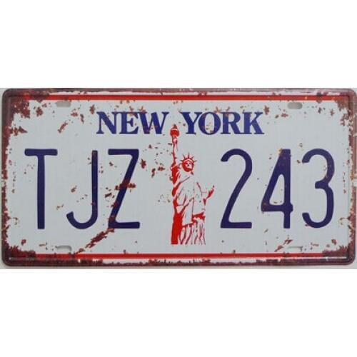 50 pcs Fashion Hot Vintage decorative plates Metal Painting PUB Cafe iron card 15x30cm metal wall art