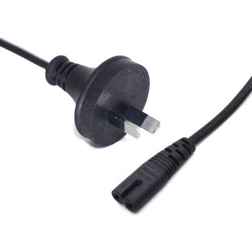 Australia AS3112 2Pin Male Plug To IEC C7 Female Power Adapter Lead Cord AU SAA Extension Cable 0.3m