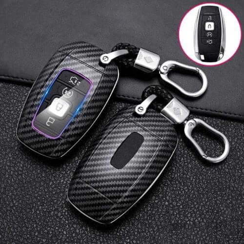 ABS Carbon Fibe Car Remote Key Full Cover Case For Lincoln MKC MKX MKZ Navigator 2017 2018 2019 Car Smart Key Protect Holder Fob