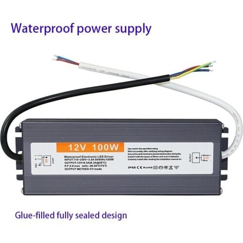 DC24V Waterproof switching power supply 15W50W60W100W200W400W DC transformer ip16 level protection