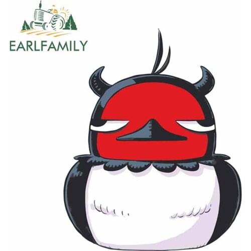 EARLFAMILY 13cm x 10.4cm for Nero Black Clover Car Stickers Personality DIY Refrigerator Window Bumper Trunk Truck VAN Decal