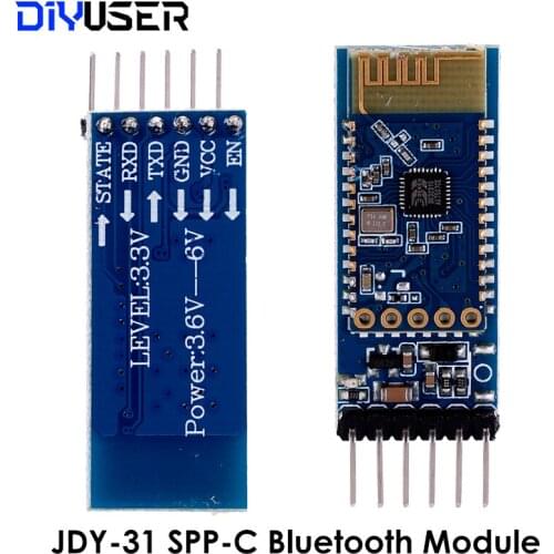 JDY-30 = JDY-31 SPP-C Bluetooth serial pass-through module wireless serial communication from machine Replace HC-05 HC-06