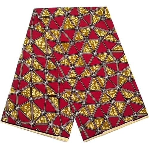 African Print Cotton Fabric For Dress 100%Soft Breathable Veritable Best Quality Wax Ankara Sewing Fabrics By The Meter VL 700