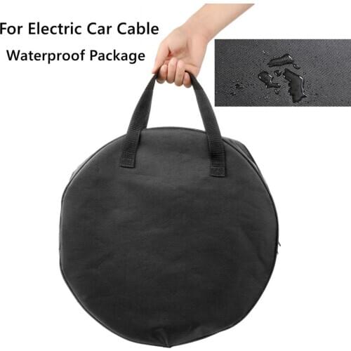 EV Cable Carry Bag Waterproof Package Hand Bag For Electric Vehicle Charger Charging Equipment Container