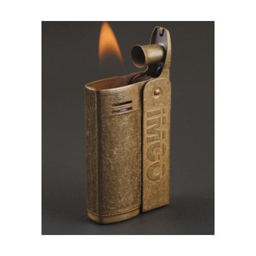 IMCO Classic Austrian Mens Original Copper Windproof Retro Kerosene Lighter GifS