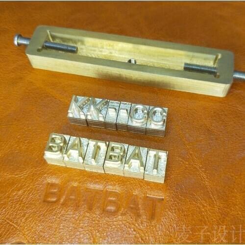 Leather Stamping Mold DIY Word Punch Tool Template Cutter Laser Cut Alphabet Mould Mold Handmade Craft