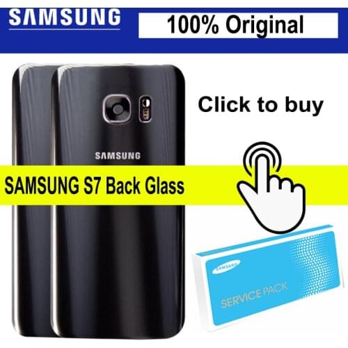 For Samsung Galaxy S7 Edge G935 S7 G930 Battery Back Cover Door Housing Replacement Repair Parts + ear Camera Glass Lens Frame