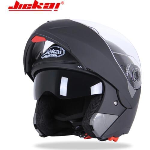 Motorcycle Men Helmet Motocross Riding Folding Double Lens Visor Motorbike 4 Seasons Bike Moto Helmets