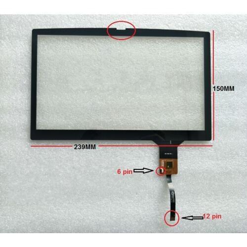 New capacitive touch screen 230*150 6 pin and 12 pin for car dvd gps 130 mm * 150 mm