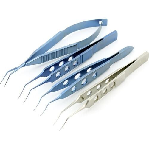 Equipment 12cm Ophthalmic Instruments Needle Holder Micro Scissors Tweezers Hand Crysis Tweezers Capsulorhexis Tweezers