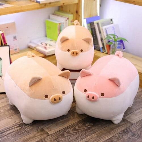 40/50cm Cute Pig Plush Toys Stuffed Animal Soft Pillow Toy Kids Baby Girl Birthday Xmas Gift Home Sofa Decor Drop Shipping