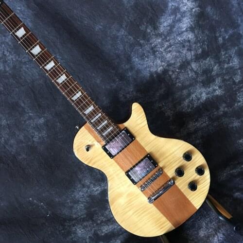 Custom-made factory 2021 ordered natural color electric guitar guitar free shipping