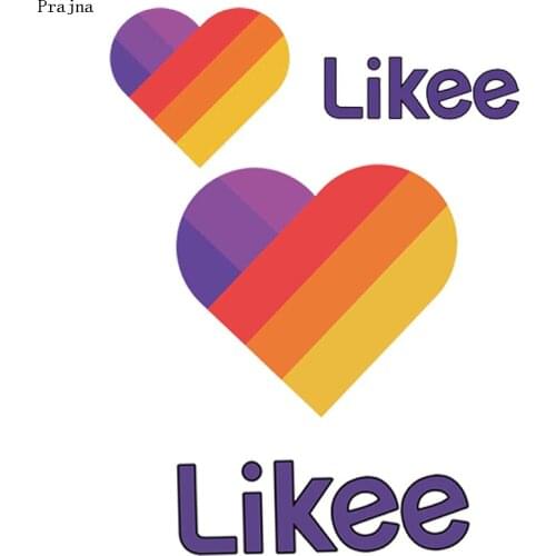 Prajna Iron On Transfer For Clothes Stripe Stickers Heart Patch Heat Vinyl Transfer Iron On Thermal Applique Likee Patch Badge