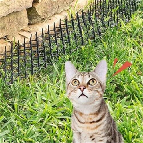 Durable Bird Spike Fence Wall Spikes Yard Practical Thorn Pads for Anti Cat Dog Climbing Wall Window Railing Garden Fence