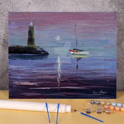 Calm Beauty Coloring By Numbers Painting Complete Kit Oil Paints 40*50 Paiting By Numbers Home Decor For Kids Art