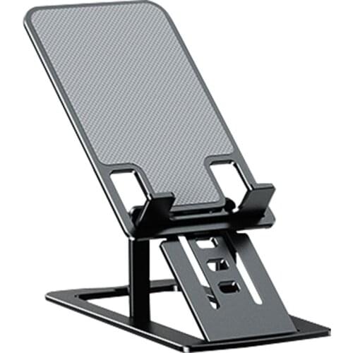 Aluminum Alloy Mobile Phone Stand Ultra-thin Foldable Desktop IPad Tablet Stand Slim Metal Mobile Phone Stand