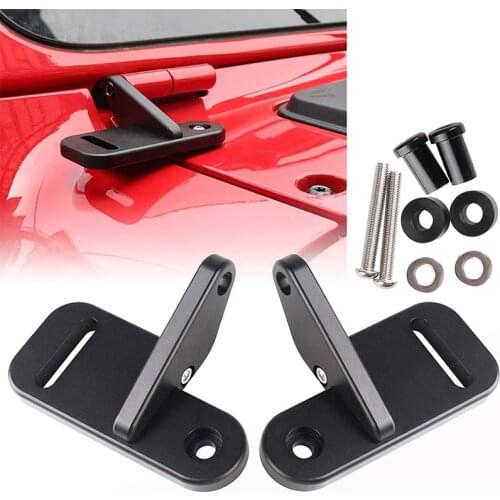 Led Pods Light A-Pillar Mounting Bracket Led Work Bar Auxiliary Lights Mount Holder for Jeep Wrangler JL 2018-2020