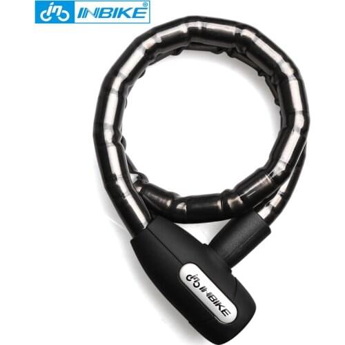 INBIKE Bicycle Lock Anti-theft Cable Lock 0.85m Waterproof Cycling Motorcycle Cycle MTB Bike Security Lock with Illuminated Key