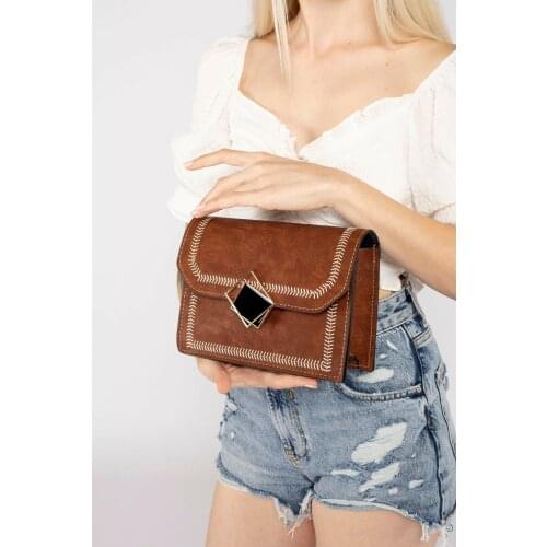 Women Clamshell Embroidered Crossbody Bag Leather Luxury Designer White Handbags Shoulder Mini Canvas Small Made in Turkey