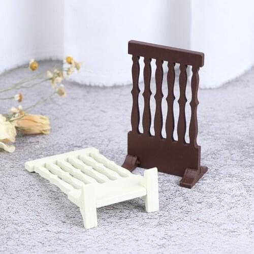 1/12 Dollhouse Miniature Wooden Steepletop Japanese Style Creative Cutoff Screen