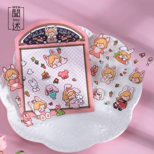 2 Sheets/pack Animal Assembly Series Stationary Stickers Cute Cartoon Hand Account DIY Material Decoration Stickers