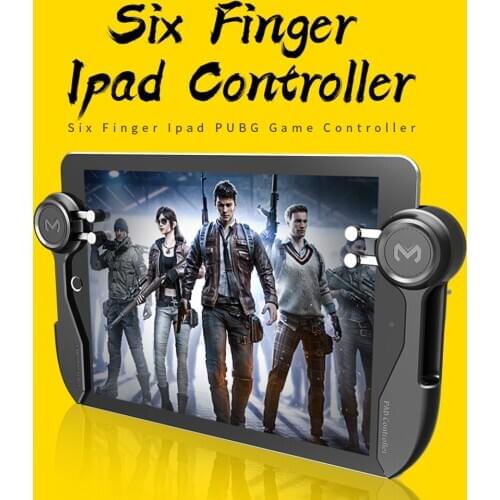 2pcs 6 Fingers Tablet Shooting Gaming Button Triggers Gamepad for PUBG Game Controller High-sensitivity Joystick for gamer