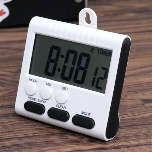 200pcs Digital Timer Count-Down Up Clock Loud Electronic Magnetic Large LCD Alarm 24 Hours for Kitchen Cooking Matches