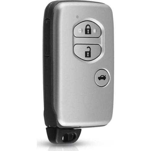 New Uncut Smart Remote Key Shell Case For Toyota Land Cruiser Prado Prius Land Avalon Car Key Cover With Inside Blade