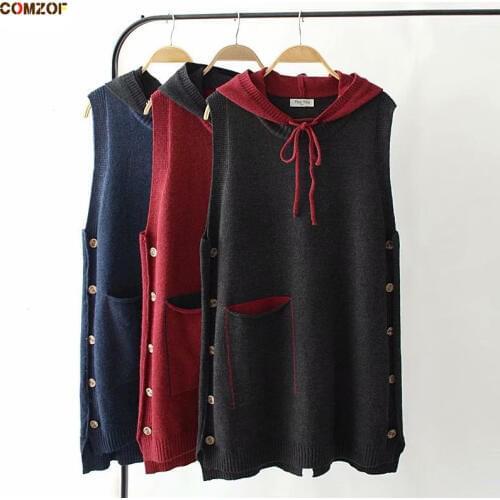 Женские длинные жилеты COMZOF China At AliExpress