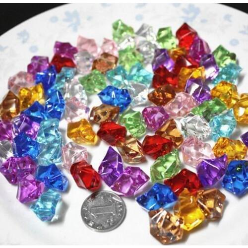 Childrens plastic toys play house gem beaded pirate treasure hunt game plastic diamond 50pcs/set