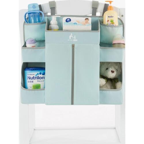 Baby nursery hanging diaper organizer baby bed baby bed hanging storage bag accessories newborn crib bedding set cot organizer