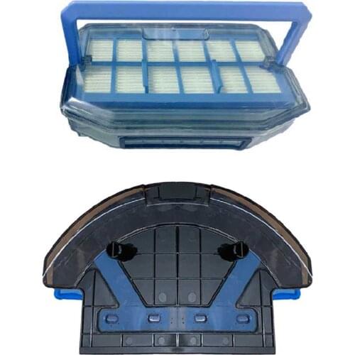 Water Tank Mop Dust Box HEPA for Dibea D850 D900 Vacuum Cleaner Robot Replacement Accessories
