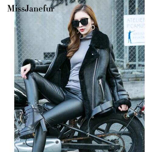 Autumn Women Black Slim Cool Lady Genuine Leather Jackets Sweet Female Zipper Femme Outwear Coat Plus Size