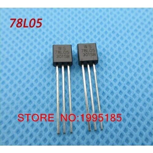 50pcs free shipping 78L05 L78L05 Linear Voltage Regulators 5.0V 0.1A Positive TO-92 new original
